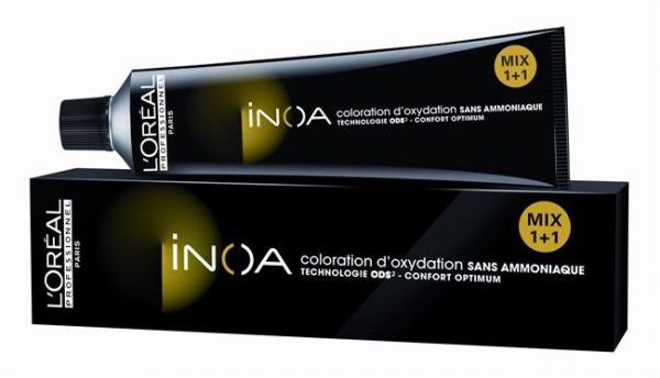 Loreal INOA 60ml Tube 5.35 hellbraun gold mahagoni