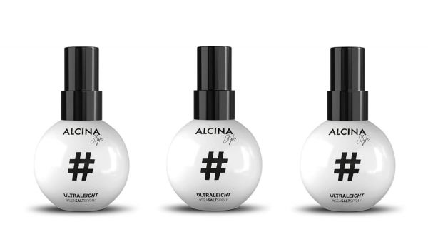 Alcina Ultraleicht, 3x 100 ml Ultraleichtes Salz-Spray
