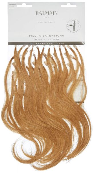 Balmain Extensions HH Valuepack 50 Stück 25cm 9G Very Light Deep Gold Blonde Natural Straight