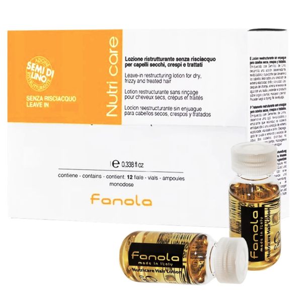 Fanola `Nutri Care`restucturing Leave in Lotion 12x12ml