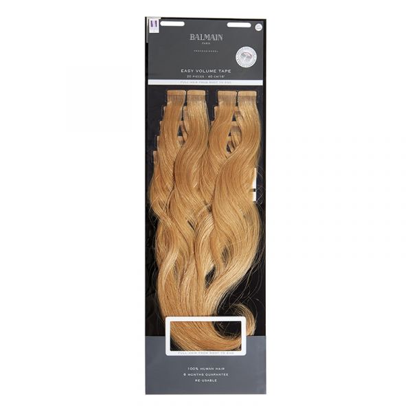 Balmain Tape Extensions Easy Lenght HH 55cm L8 Medium Beige Blond / 20 Stück