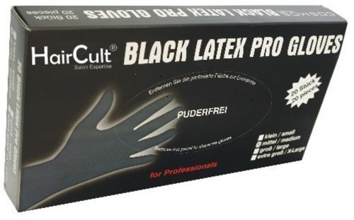 Pro Black Gloves Gr. L Wasch - und Färbehandschuh 20 Stück/Box