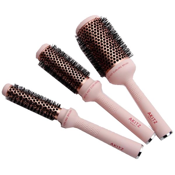 AKITZ Hot curling brush Rose 20mm Haarbürste