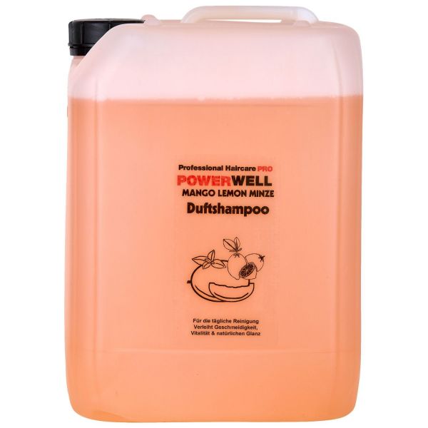 Powerwell Mango Lemon Minze Shampoo 10Liter Kanister 25