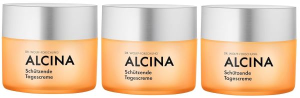 Alcina Schützende Tagescreme mit LSF30, 3x 50 ml 2025