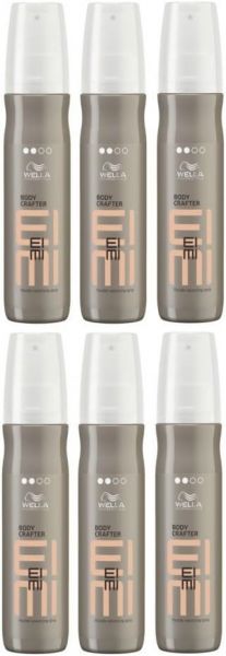 Wella EIMI Body Crafter Volumen Spray 6x150ml - HA Stärke 2 Sprühfestiger