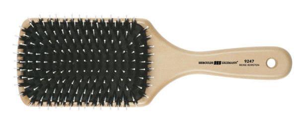 Hercules Sägemann Paddle Brush 11-reihig (9247) mit reinen Wildschweinborsten