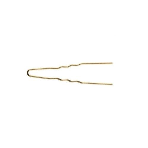 Haarnadeln gewellt 65 mm x 1,2 mm, gold 250 g-Packung