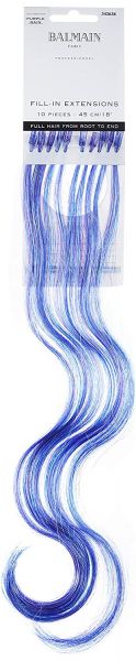 Balmain Fill-In Extensions Fiber Hair Natural Straight purple rain 10 Stück