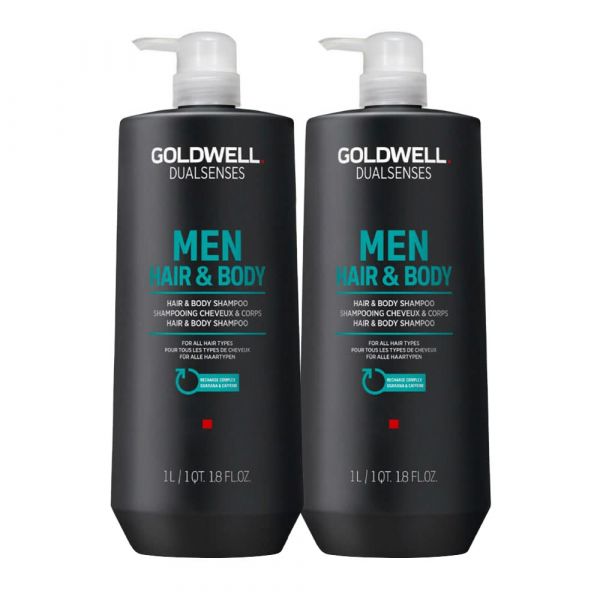 Goldwell Dualsenses Men Hair &amp; Body Shampoo 2x1 Liter