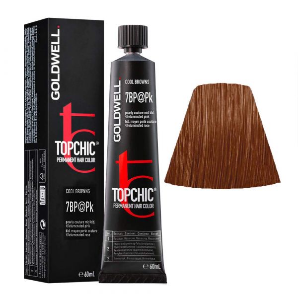 Goldwell Topchic Elumenated 7BP@PK perlig modisches mittelblond pink 60ml