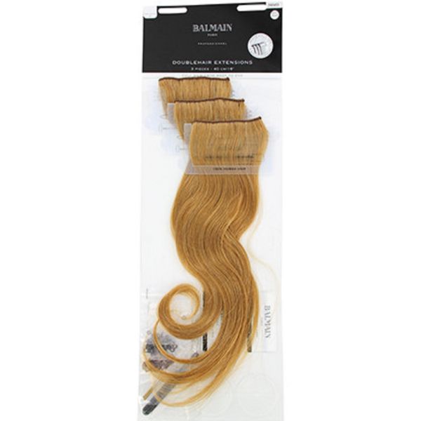 Balmain Double Hair Extensions HH 40cm 9G Very Light Deep Gold Blonde -3 Stück Echthaar