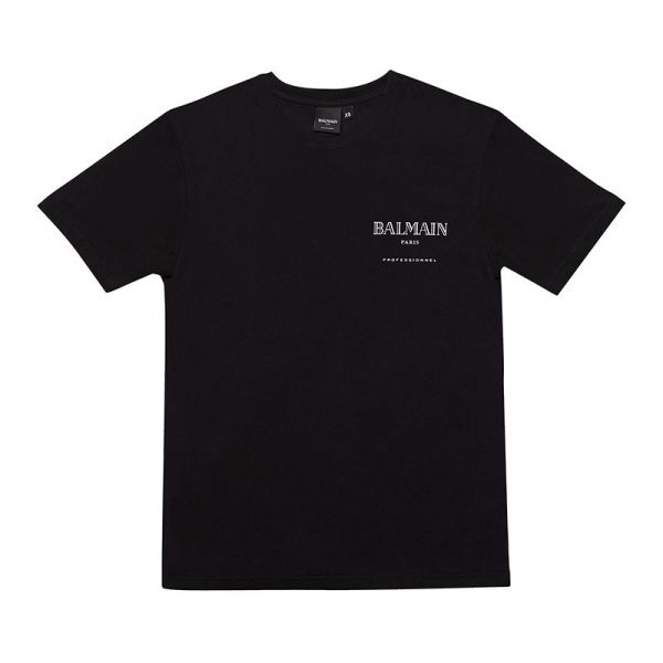 Balmain T-Shirt schwarz Gr. S Rundhalsshirt