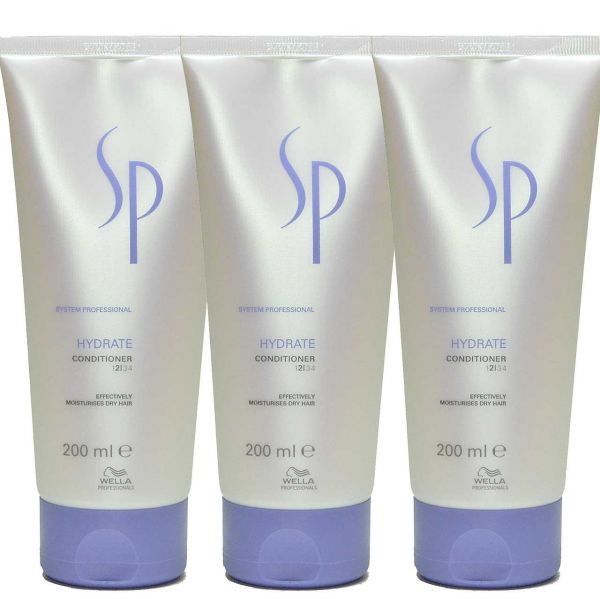 Wella SP Hydrate Conditioner 3x 200ml 06-26