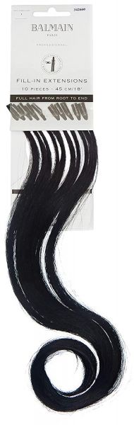 Balmain Fill in Extensions HH 45cm 10 Stück 1B schwarz Dubai Natural Straight