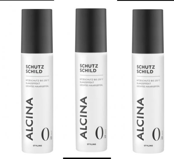 Alcina Schutzschild, 3x 125ml - A Langanhaltender Hitzeschutz 02-26