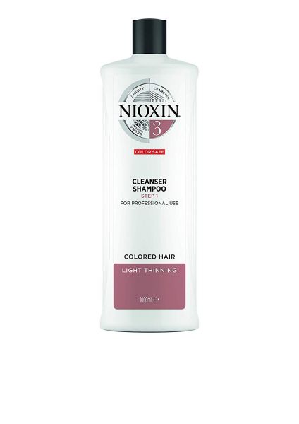 Nioxin System 3 Cleanser Shampoo - für coloriertes Haar 1000 ml
