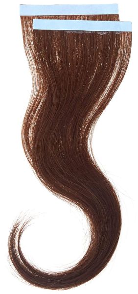 Balmain Tape + Clip Extensions HH 25cm L5 vorher Chocolat Brown