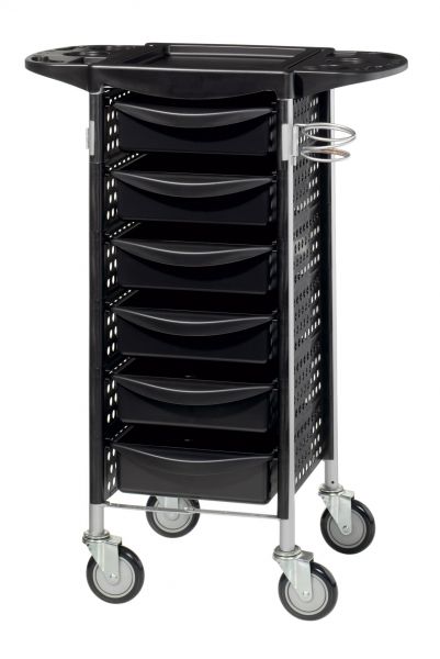 Comair Stapelboy Profi schwarz 42x38,5x92cm