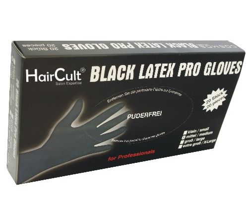 Pro Black Gloves Gr. M Wasch - und Färbehandschuh 20 Stück/Box