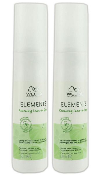 Wella Elements Renewing Leave In Spray Conditioner 2x150 ml Set 02-26