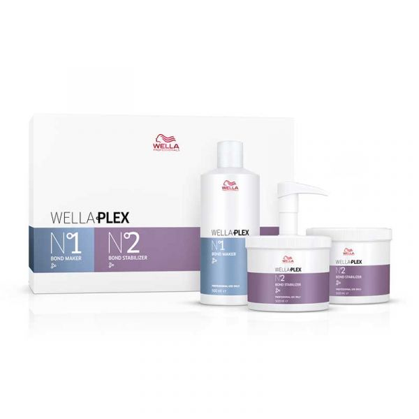 Wella Plex Salonkit 1x No 1 500ml, 2x No 2 500ml