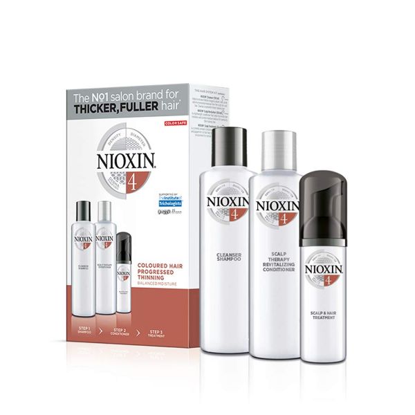 Nioxin System 4 Starter Set - für coloriertes Haar 340 ml