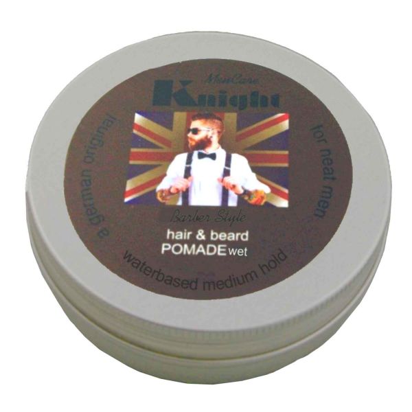 KNIGHT Men Care Old London Hair &amp; Beard POMADE wet 100 ml