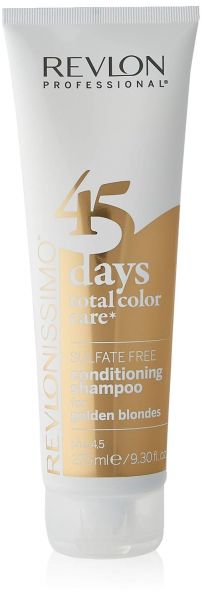 Revlon 45 Days Color Conditioning Shampoo Golden Blondes 3x 275ml 08-26