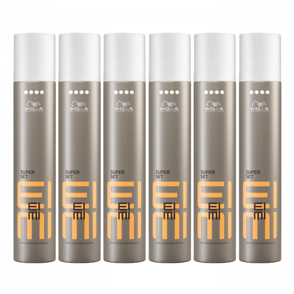 Wella EIMI Super Set Spray ultra strong 500ml Haarspray 6er Pack 6x500ml