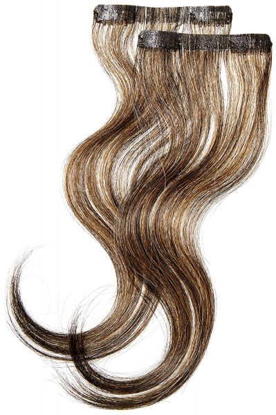 Balmain Clip Tape Extensions Human Hair,25cm, contrast brown