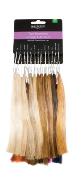 Balmain Colorring für Clip Tape Extensions und Tape Extensions Farben bis 2018