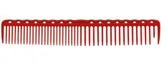 Young Park Haarschneidekamm Nr. 338, Farbe rot, 18 cm lang, weit