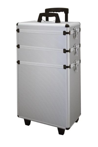 Comair Werkzeugkoffer Tower Aluminium dreiteilig silber