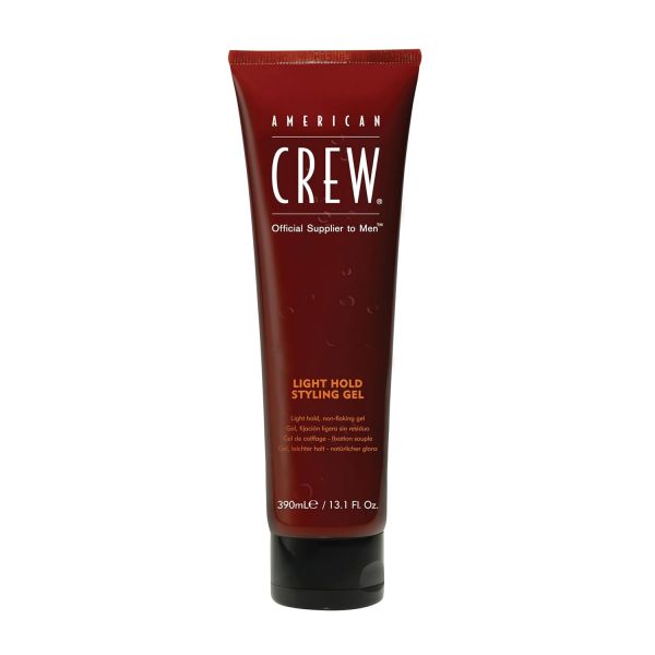 AMERICAN CREW Light Hold Gel, 250 ml, Styling-Gel, mit Hitzeschutz für Männer,