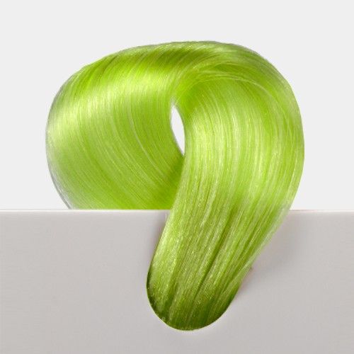 L.A. Hairstyles Fun Tastic green - 10 Stück - 50cm - Echthaarsträhne