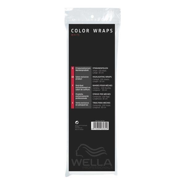 Wella Color Wraps groß 200 Stück (100x gold 100xweiß)