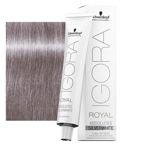 Schwarzkopf IGORA ROYAL Absolutes Silver White Grau Lila, Tube 60 ml