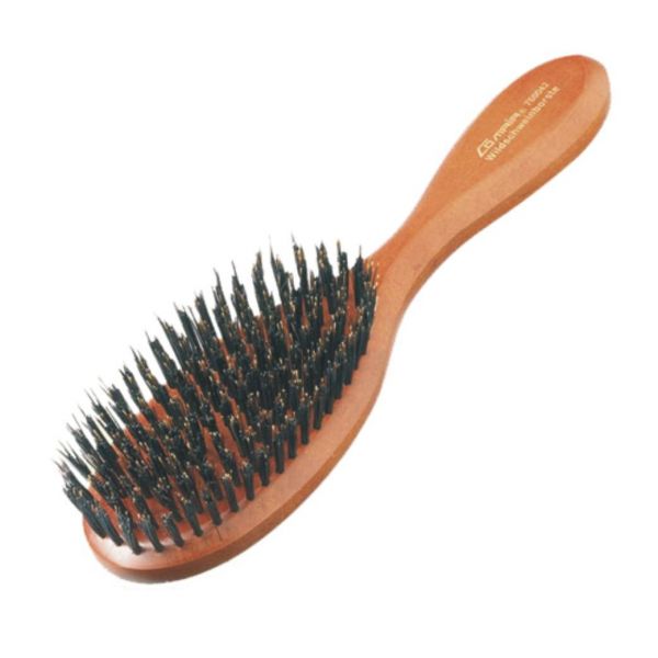 Comair Hair Brush Holzbürste oval (Wildschweinborsten)