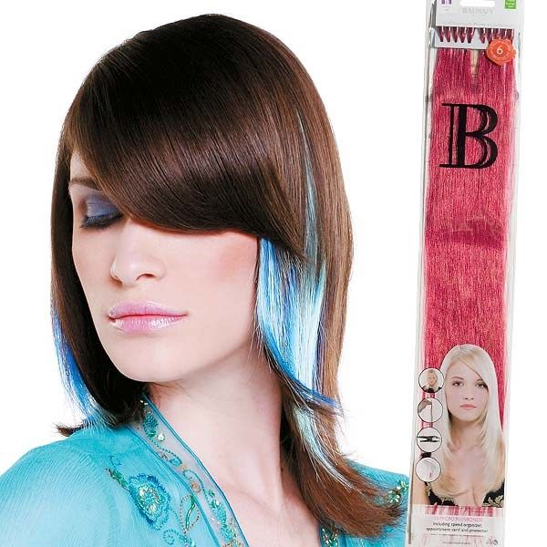 Balmain Fill in Extensions Fantasy Hair 45cm - red 10 Stück