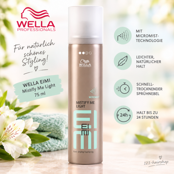 Wella EIMI Mistify Me light Haarspray 75ml 09-26