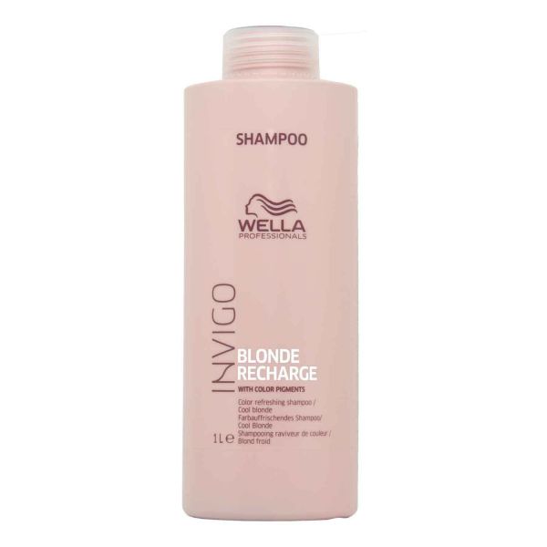 Wella Invigo Blond Recharge Cool Blonde Color Refreshing Shampoo 1000ml A