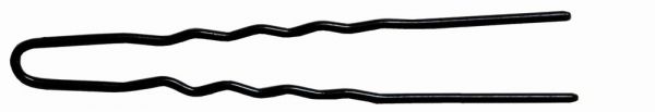 Ari Haarnadeln gewellt schwarz 60mm Gr. 24, 10 Stück