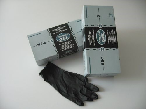Augustus Gel Handschuhe 50 Stück, Größe xL - Schwarz