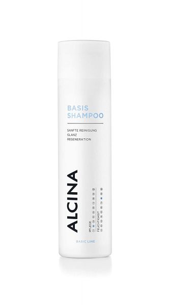 Alcina Basis Shampoo 250ml mild cremiges Shampoo für glänzendes Haar