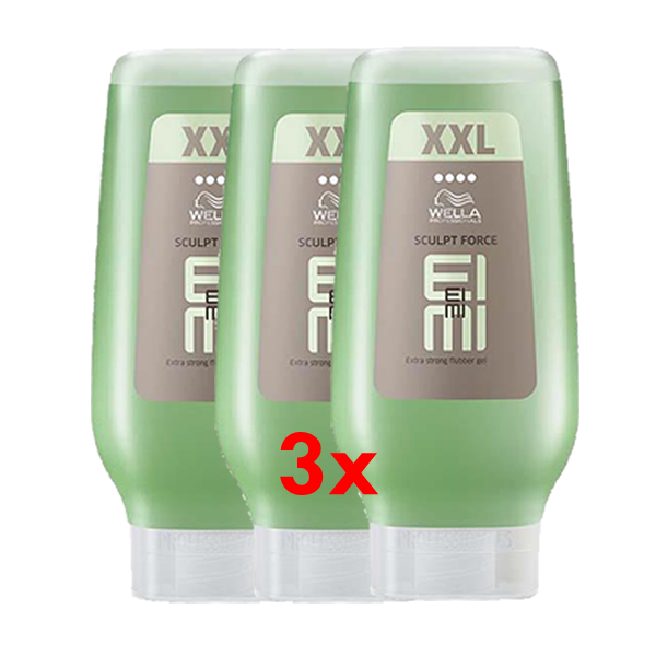 Wella EIMI Texture Sculpt Force Flubber XXL 250 ml 3er Pack