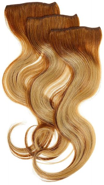 Balmain Double Hair Extensions HH 40cm 9.8G Very Light Gold Blond -3 Stück Echthaar