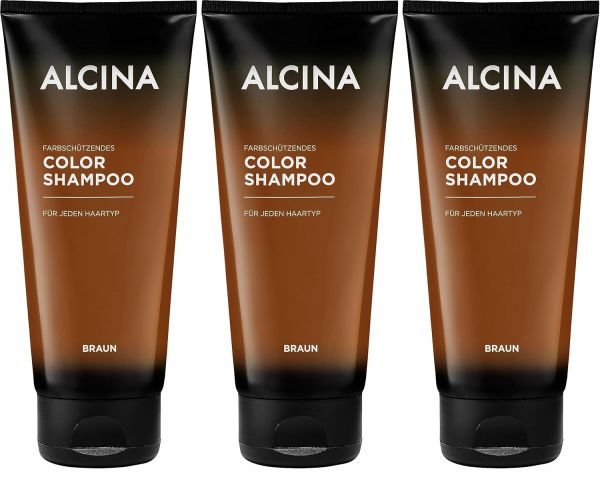 Alcina Color Shampoo Braun 200ml 3x 200ml 02-26
