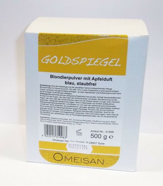 Goldspiegel Blondierpulver mit Apfelduft 500g