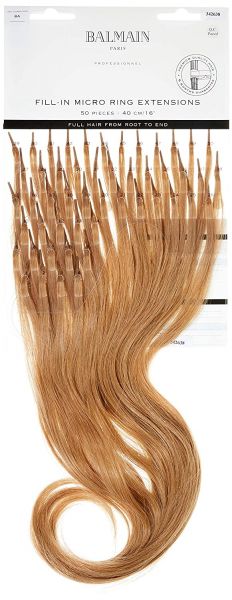 Balmain Fill in Micro Ring Extensions HH Farbe 8A Natur-Aschblond